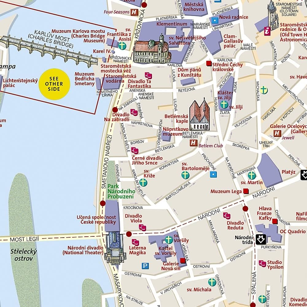 Prague Map National Geographic Destination City Map National Geographic Maps 9781566957847 Amazon Books