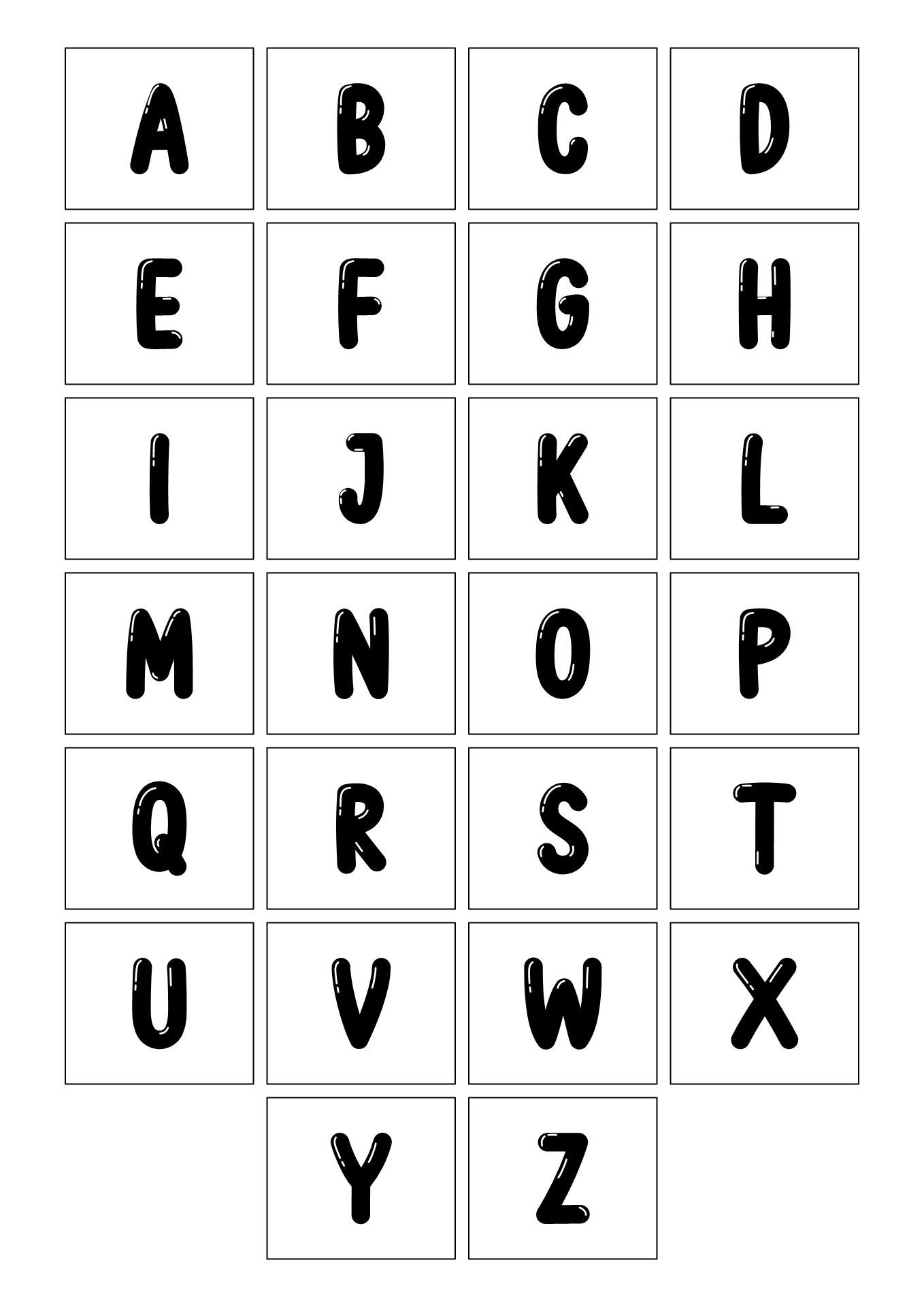 Printable Abc Alphabet Printable Party Favors Printable Abc Alphabet Printable Party Favors