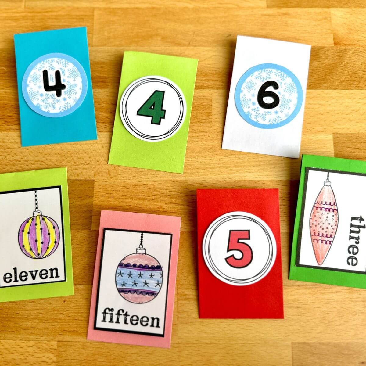 Printable Advent Calendar Numbers 3 Different Designs 