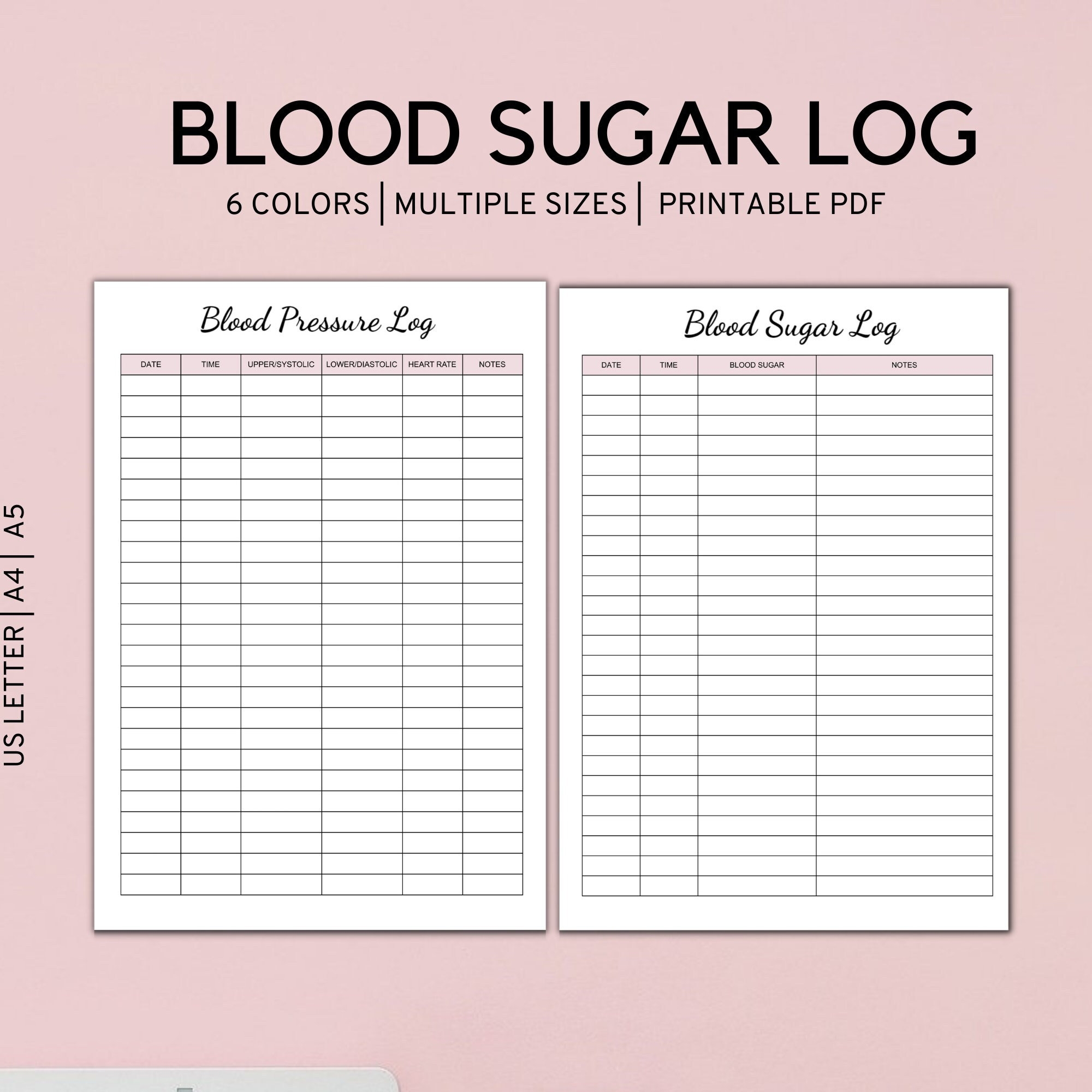 Printable Blood Glucose Chart