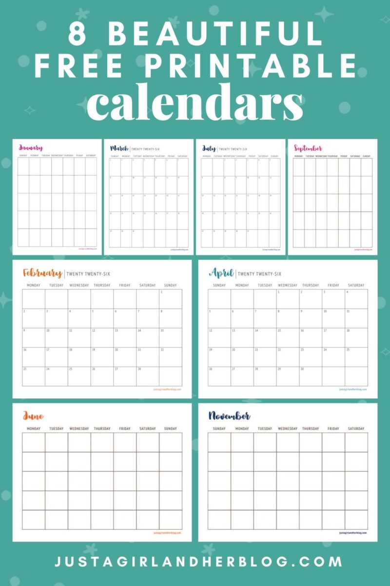 Printable Calendar Images