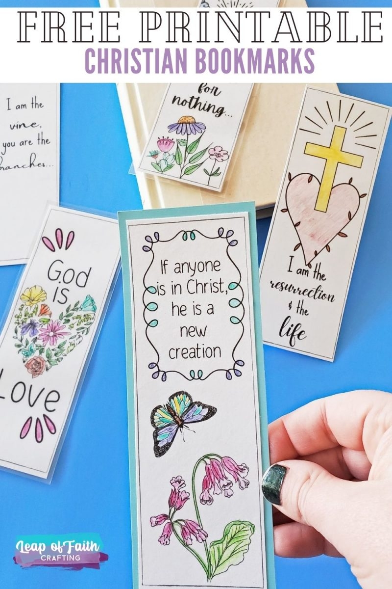 Printable Christian Bookmarks Printable Party Favors