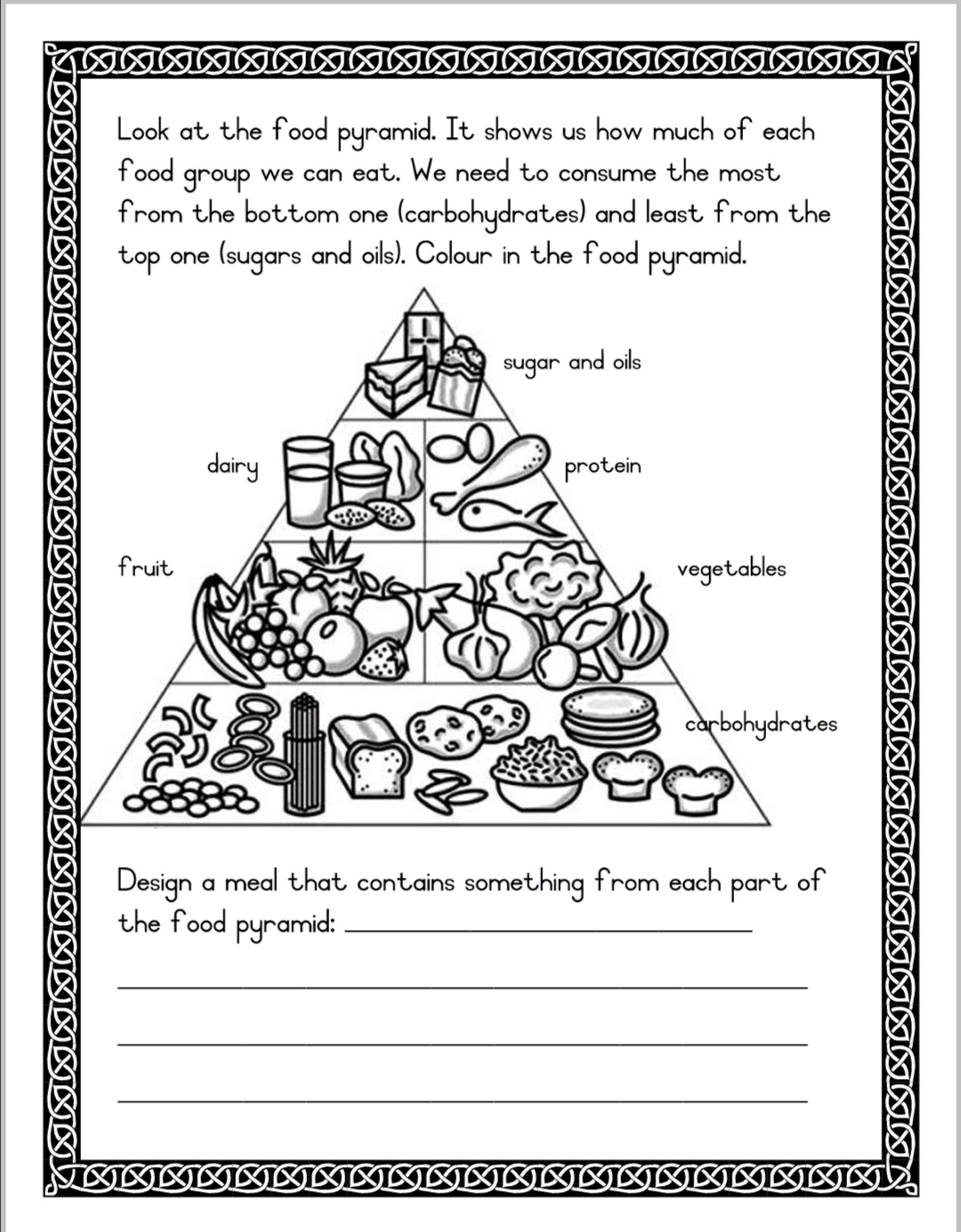 Printable Healthy Eating Worksheets Worksheets Library