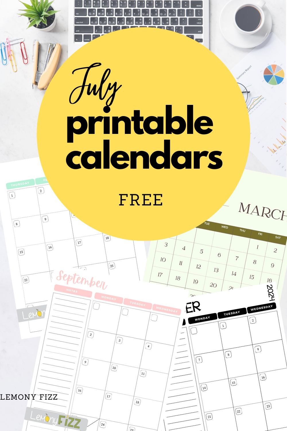 Printable July Calendar Your Guide To Organized Summer Plans