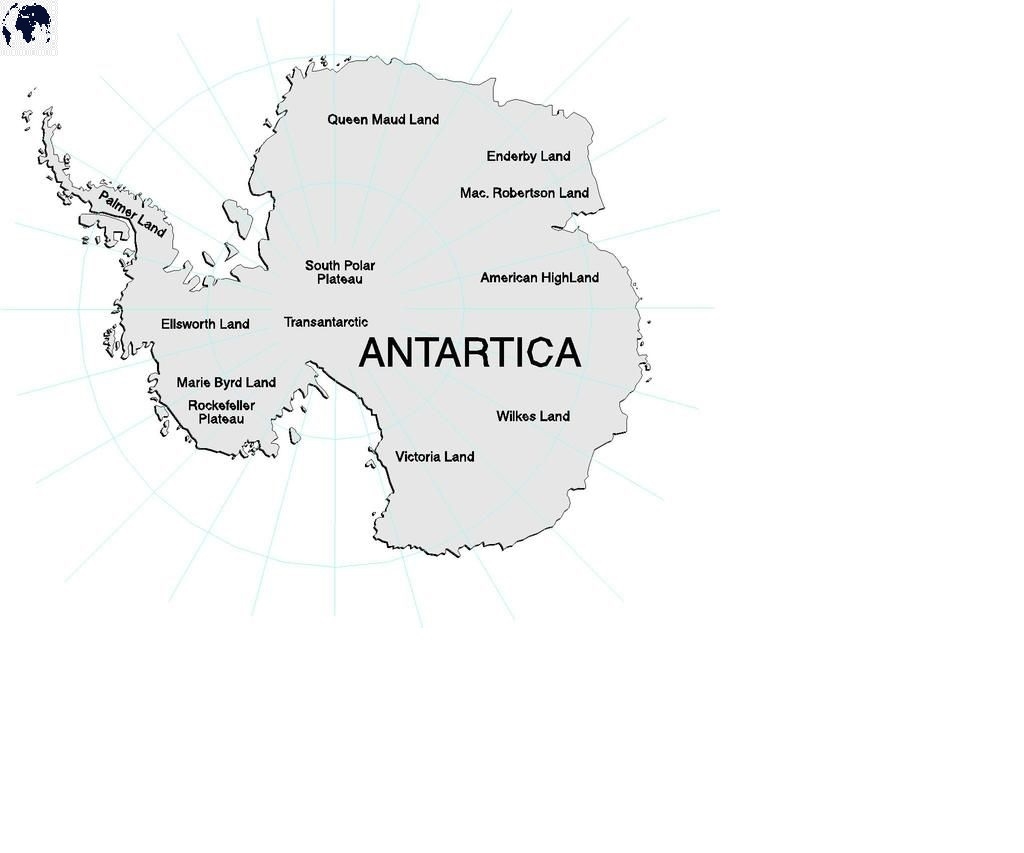 Printable Blank Map Of Antarctica