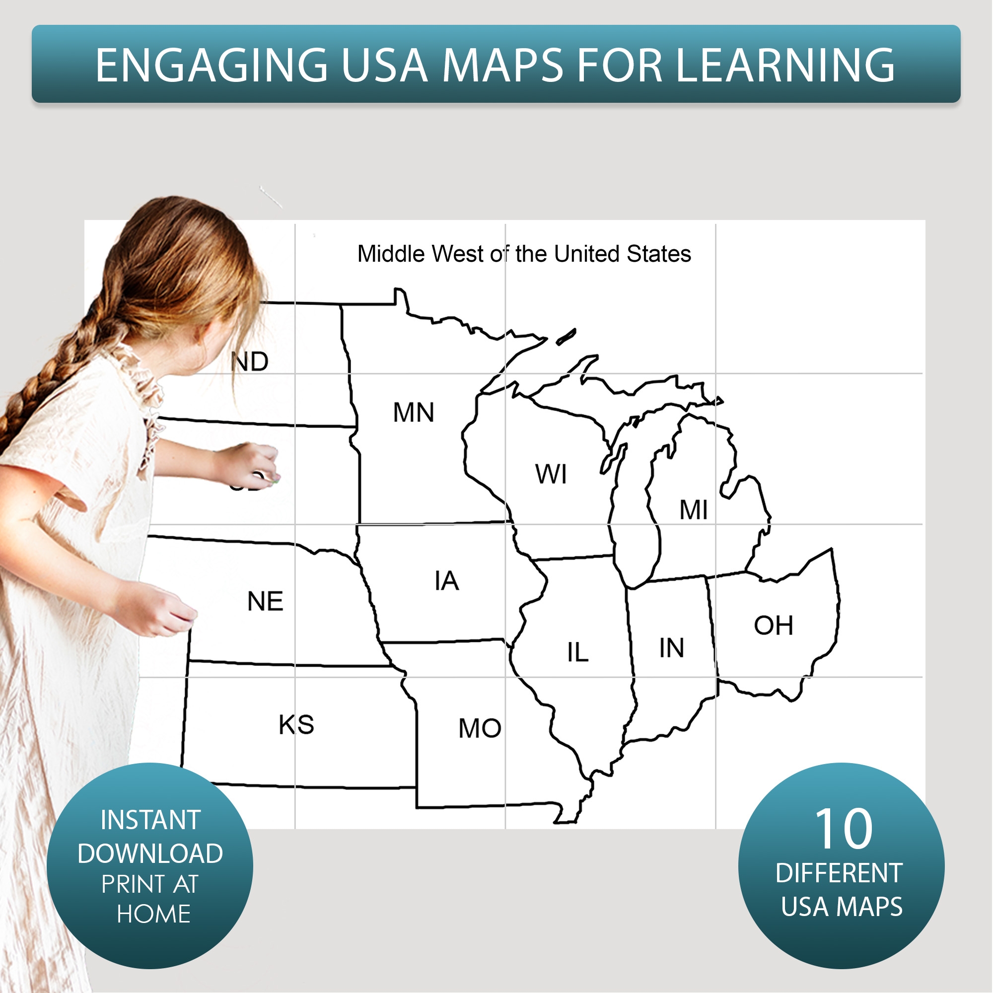 Printable Maps Of The United States