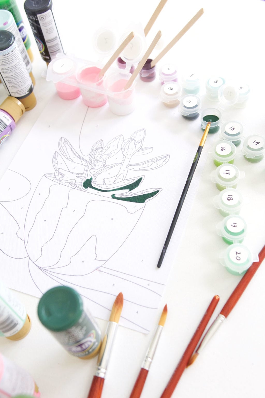 Free Printable Paint By Number Template