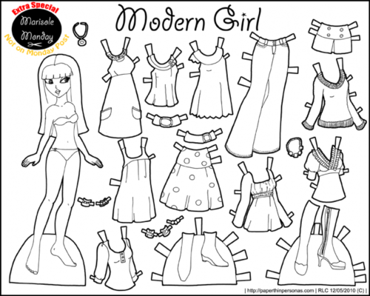 Printable Paper Dolls Free Paper Dolls And Clothes For Kids Worksheets Library
