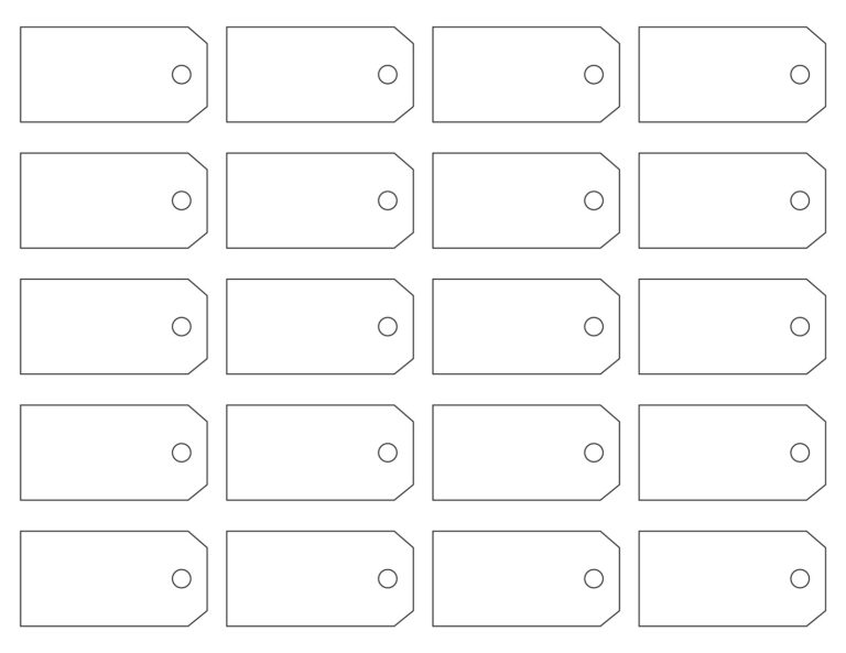 Printable Price Tag Templates Make Your Own Price Tag Labels