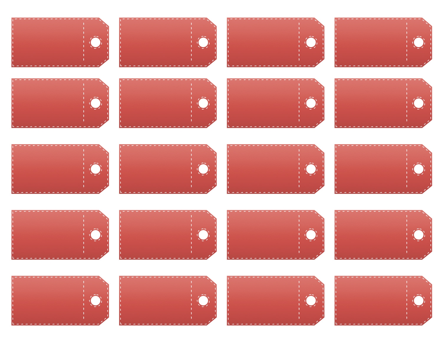 Printable Retail Tags