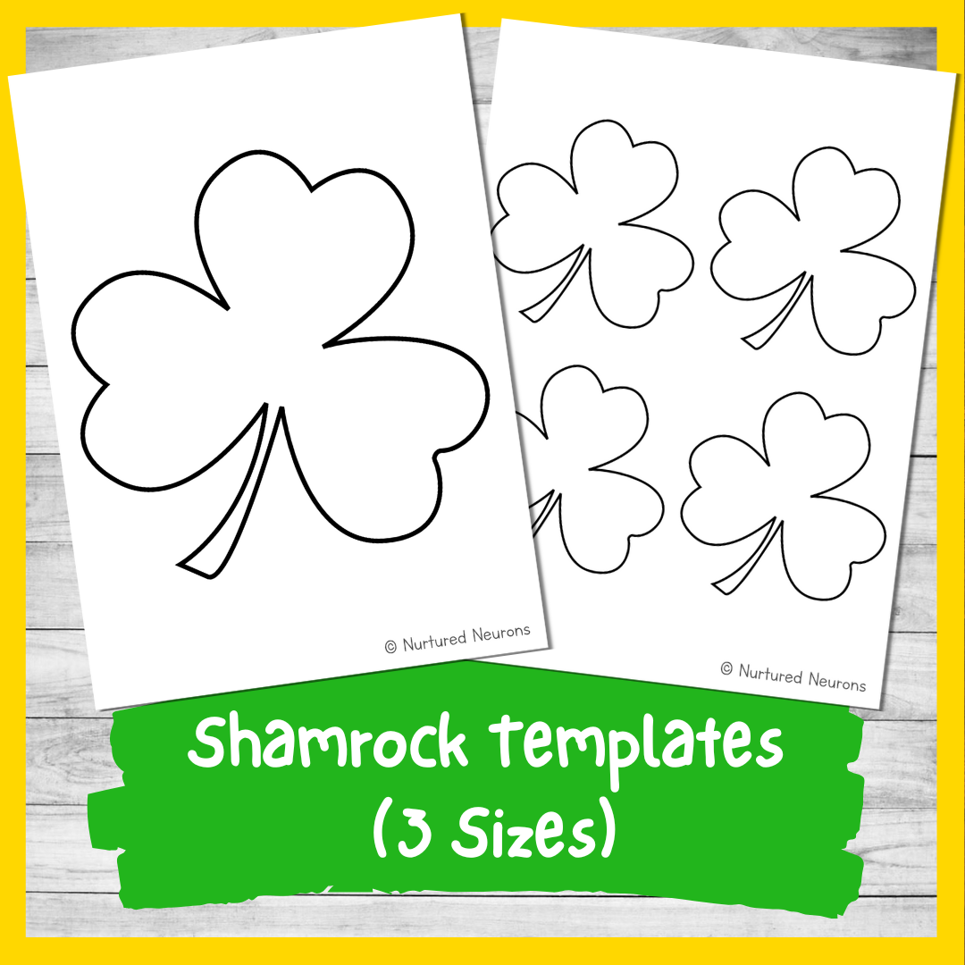 Free Printable Shamrock Writing Template