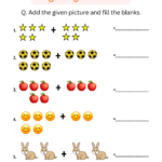 Printable Single Digit Addition 1 To 10 Number Math Worksheets For Grade 1 2 3 Made By Teachers