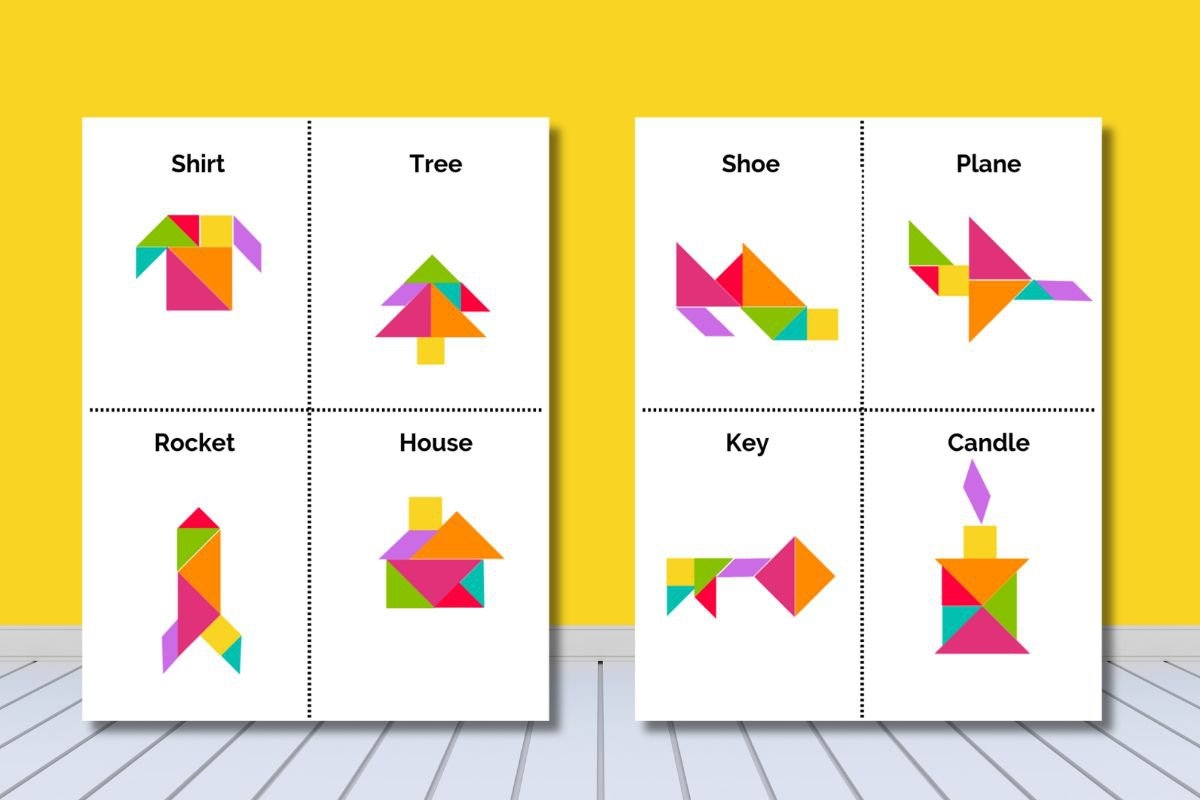Printable Tangram Objects Fun Activities For Kids