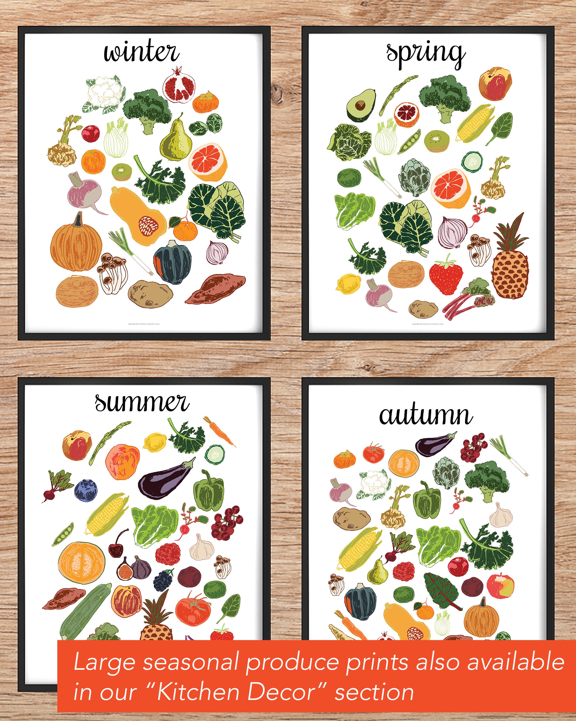 Printable Wall Calendar 2025 Seasonal Produce Food Art Etsy Printable Wall Calendar 2025 Seasonal Produce Food Art Etsy