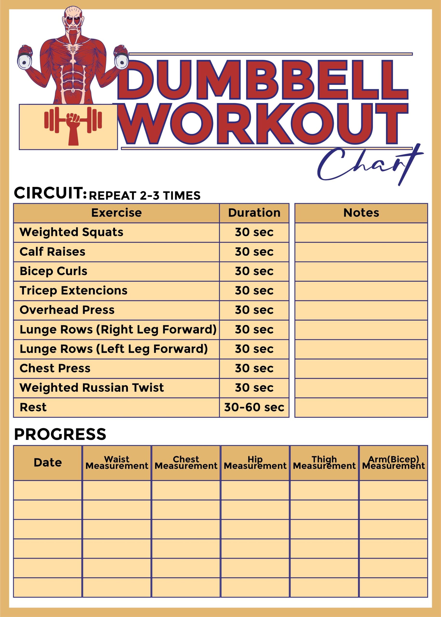 Printable Workout Sale Printable Workout Sale