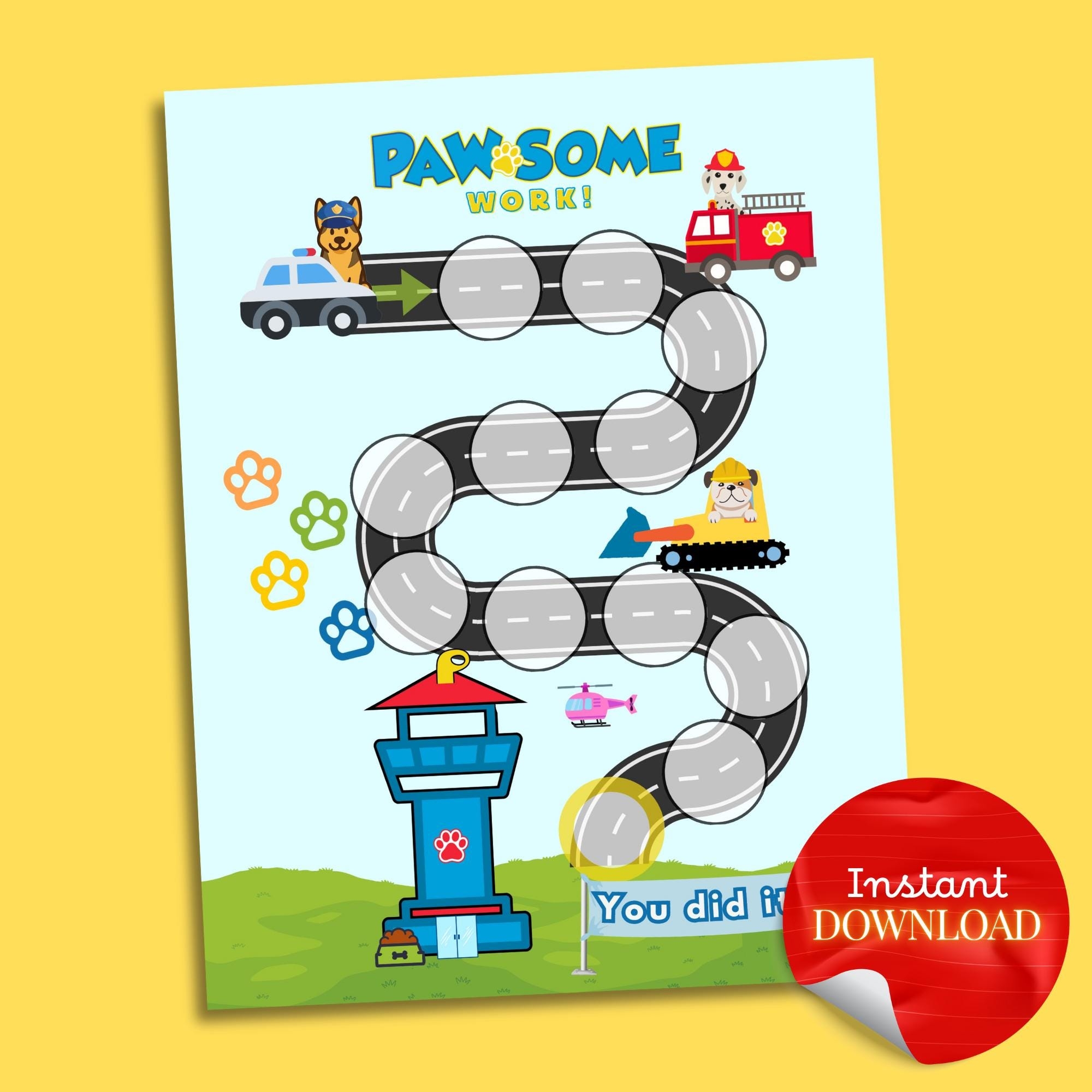 Printable Potty Training Chart Paw Patrol Printable Potty Training Chart Paw Patrol