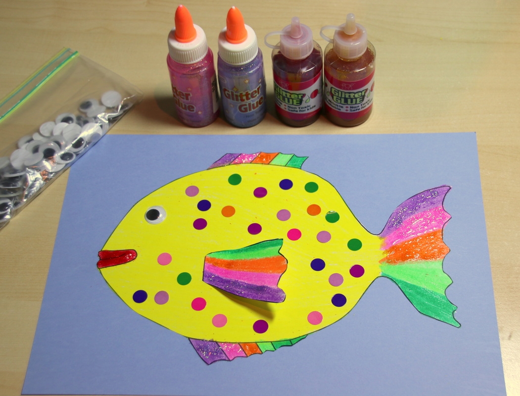 Free Printable Rainbow Fish Templates Free Printable Rainbow Fish Templates
