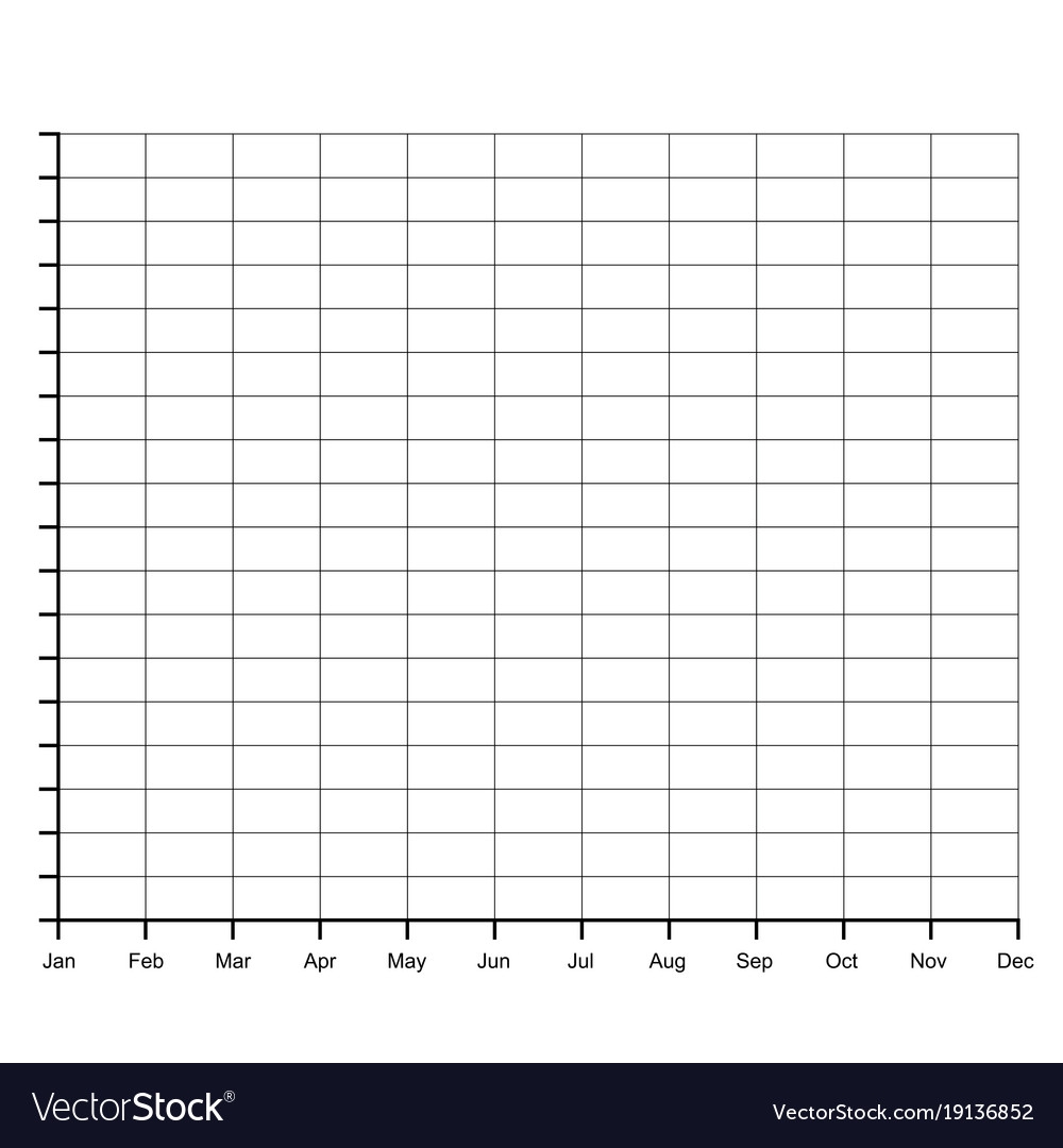 Ratings Line Graph Chart Paper Printa Royalty Free Vector