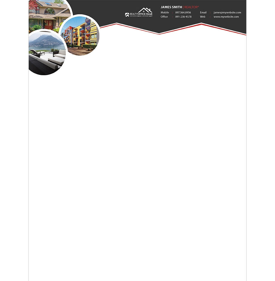 Real Estate Letterhead 09 Real Estate Letterhead Template 09