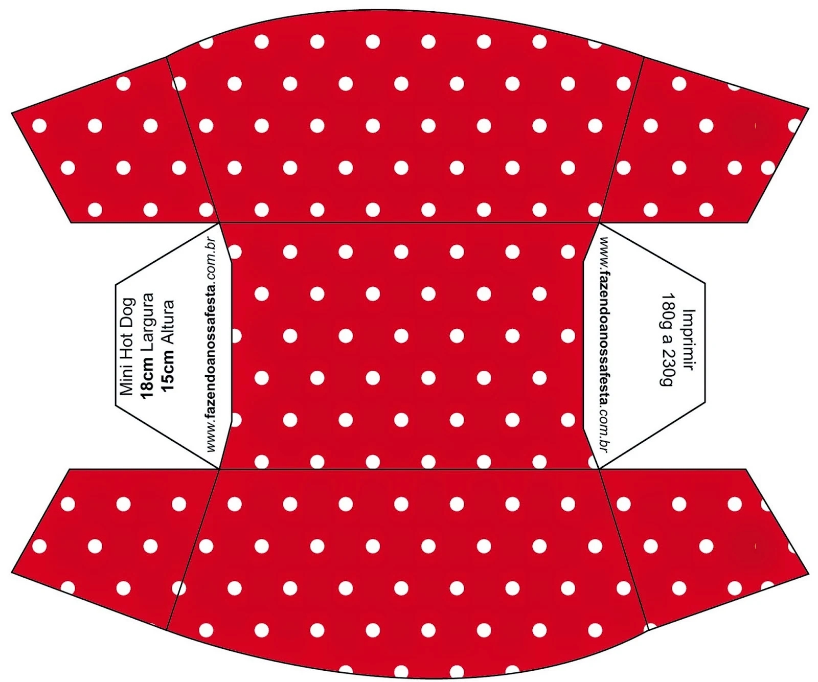 Red Black And Polka Dots Free Printable Boxes Oh My Fiesta In English