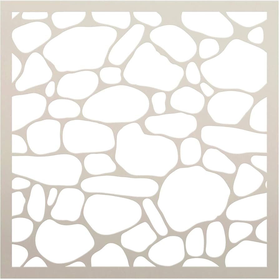 River Rock Repeatable Pattern Stencil By StudioR12 Select Size USA MADE DIY Background For Crafting U0026 Painting Reusable Mixed Media Template Worksheets Library River Rock Repeatable Pattern Stencil By StudioR12 Select Size USA MADE DIY Background For Crafting U0026 Painting Reusable Mixed Media Template Worksheets Library