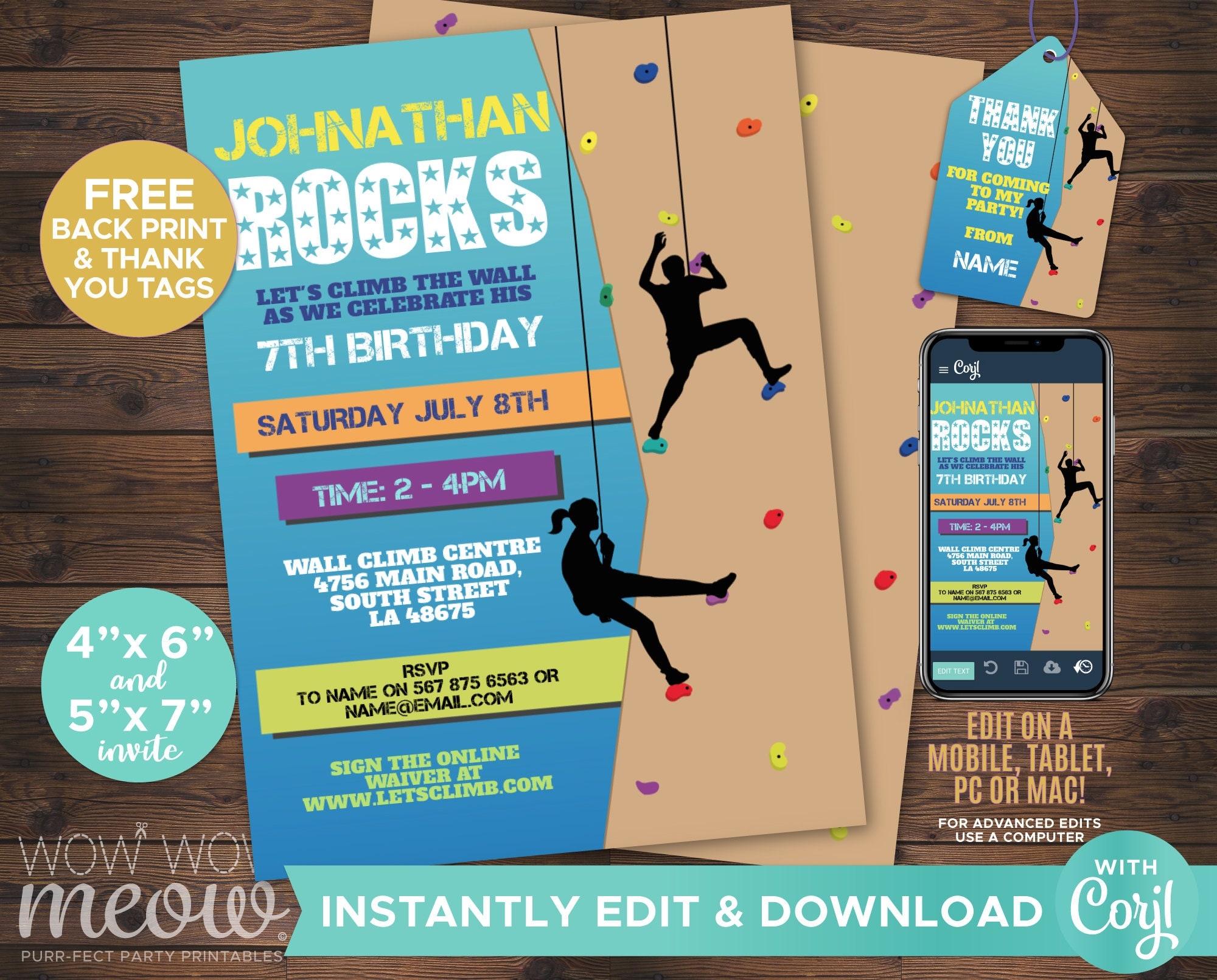 Rock Climbing Invitation Indoor Climbing Wall Invite Birthday Party INSTANT DOWNLOAD Boys Blue Rocks Personalize Customize Printable WCBK044 Etsy Rock Climbing Invitation Indoor Climbing Wall Invite Birthday Party INSTANT DOWNLOAD Boys Blue Rocks Personalize Customize Printable WCBK044 Etsy