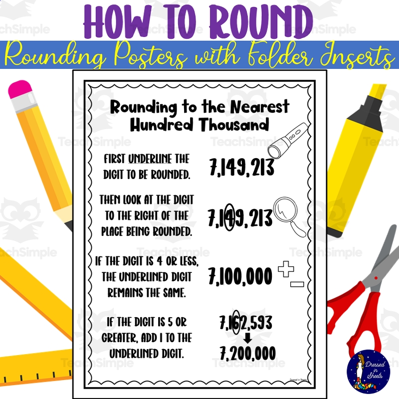 Rounding Chart Printable Rounding Chart Printable