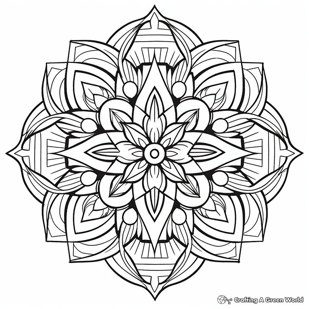 Sacred Geometry Coloring Pages Free Printable Sacred Geometry Coloring Pages Free Printable