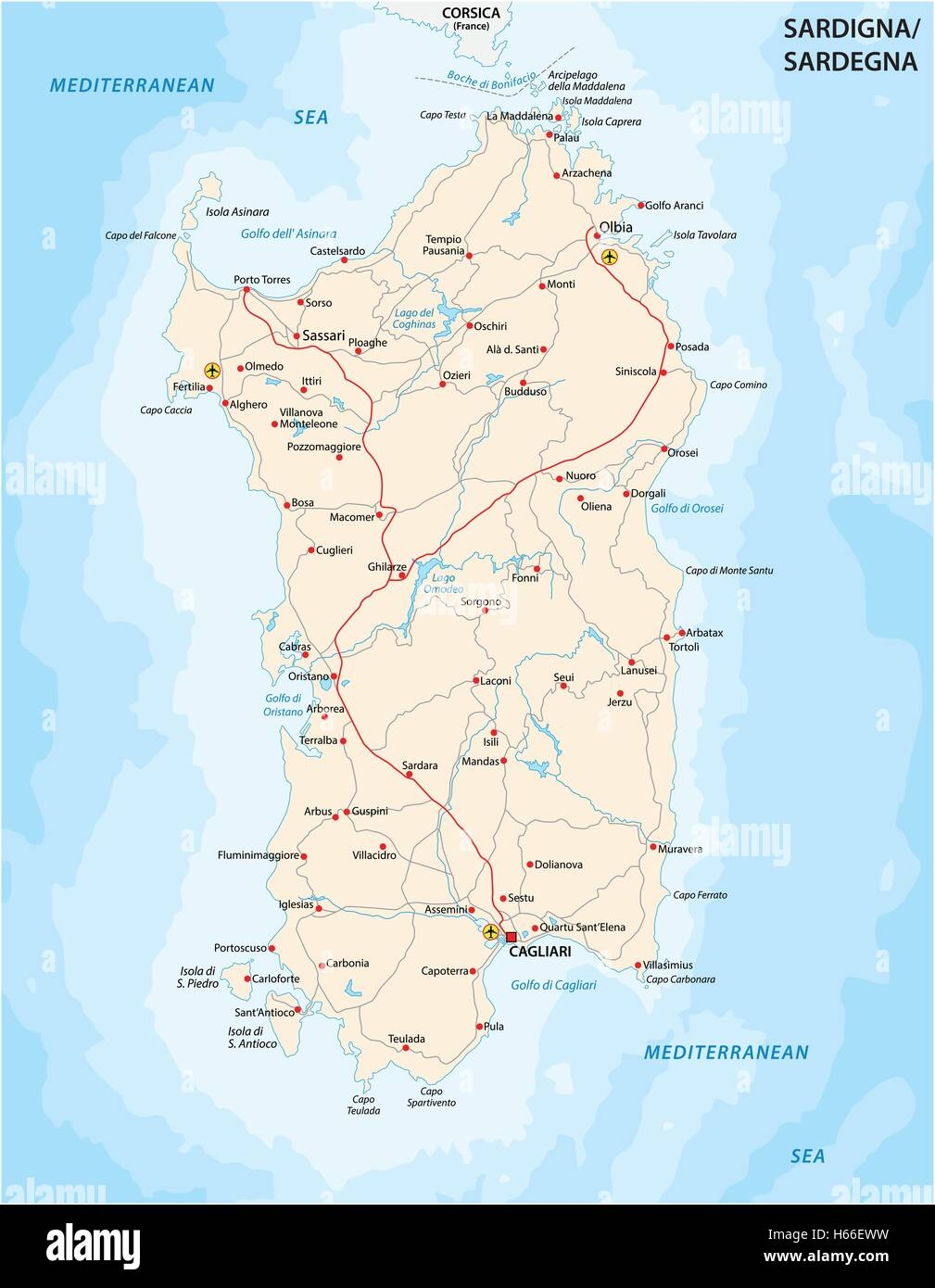 Sardinia Map Hi res Stock Photography And Images Alamy Sardinia Map Hi res Stock Photography And Images Alamy