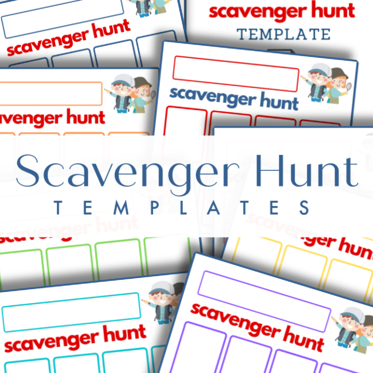 Scavenger Hunt Template Organized 31