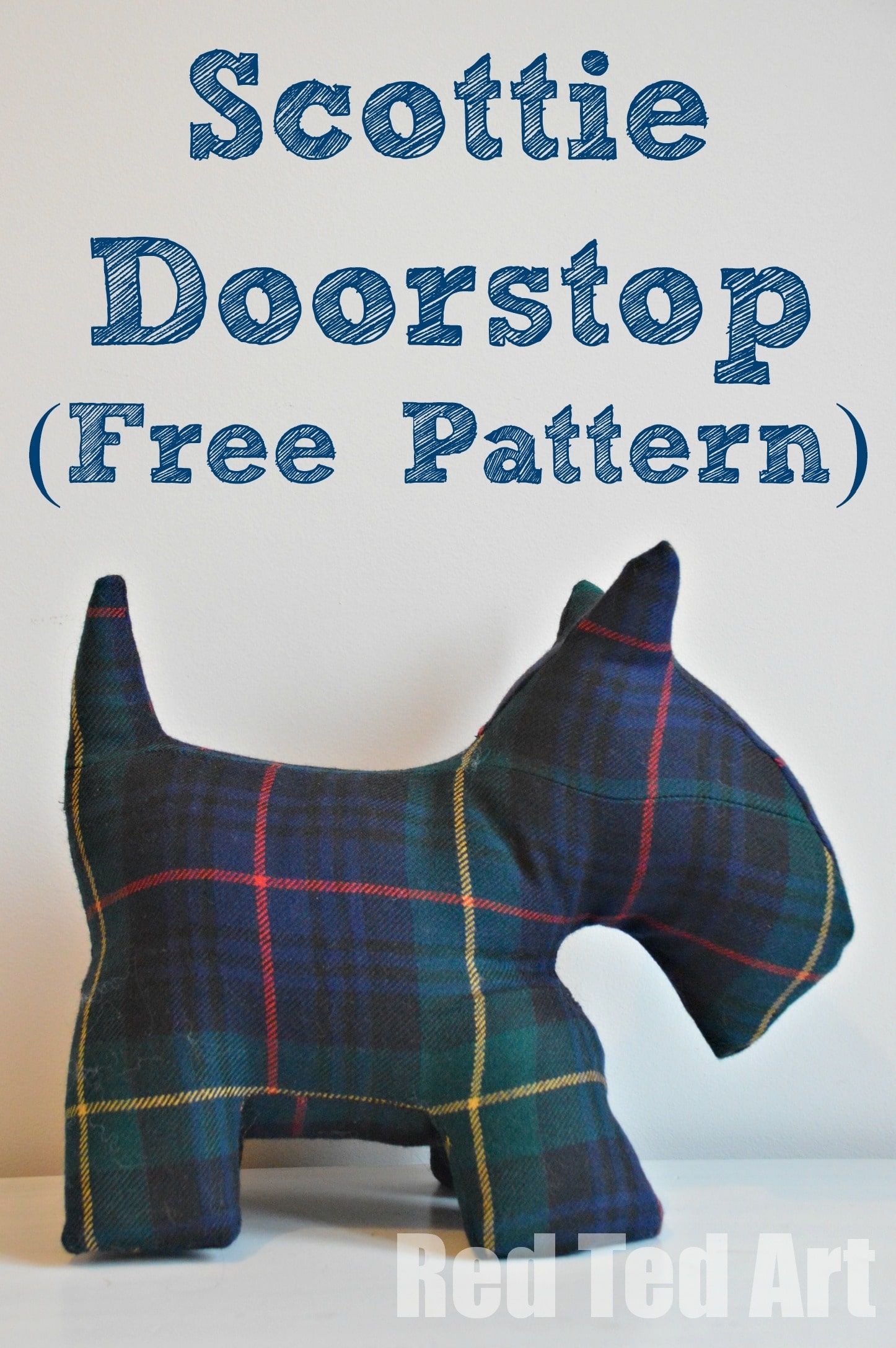 Scottie Door Stop U0026 Free Dog Patterns