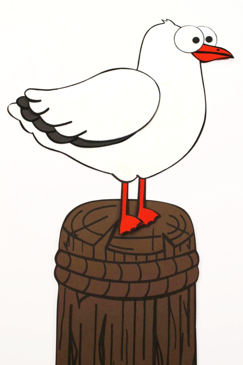 Seagull Craft With Free Printable Template Mama Likes This Seagull Craft With Free Printable Template Mama Likes This