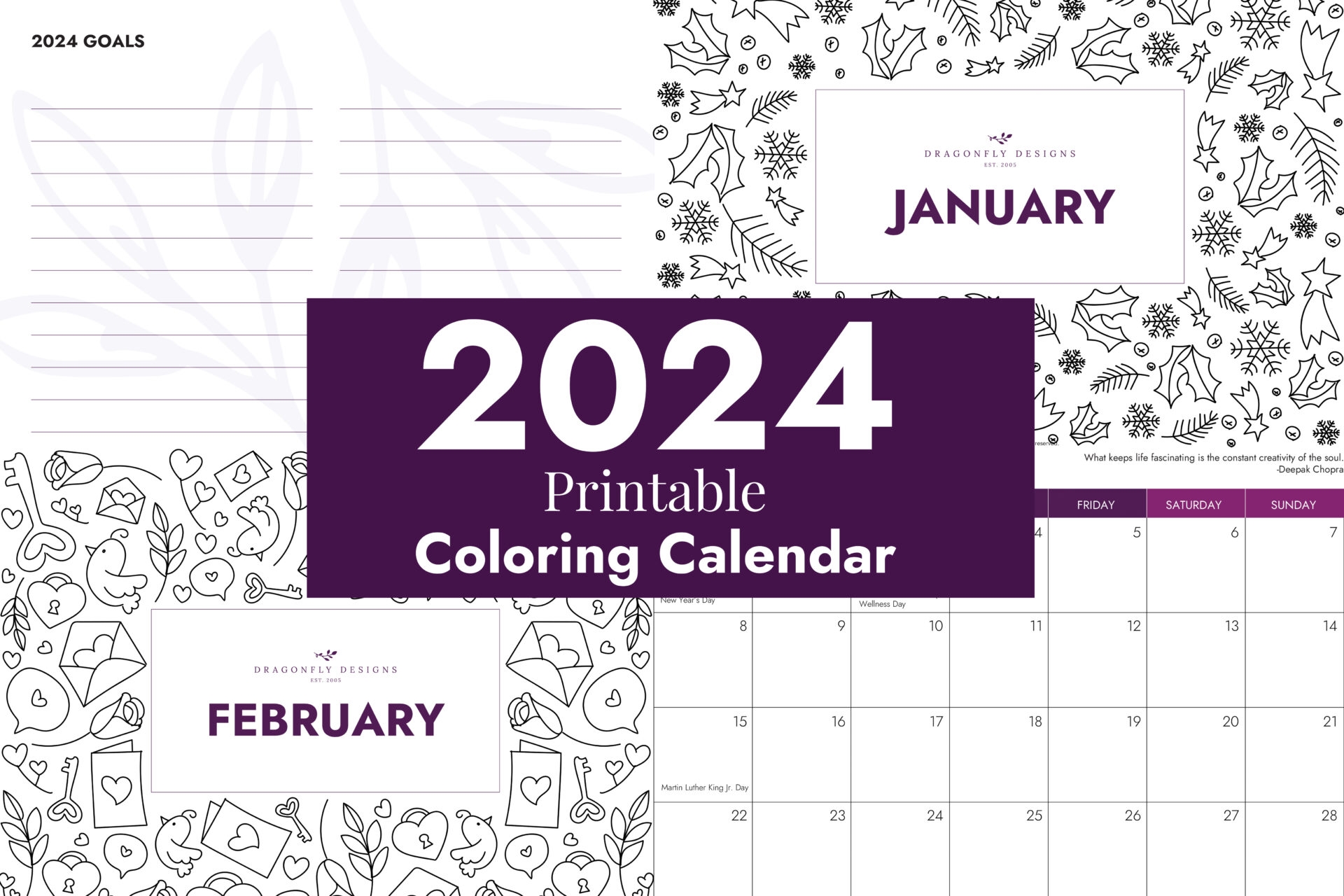 Set Goals With A 2024 Interactive Calendar Dragonfly Designs Set Goals With A 2024 Interactive Calendar Dragonfly Designs