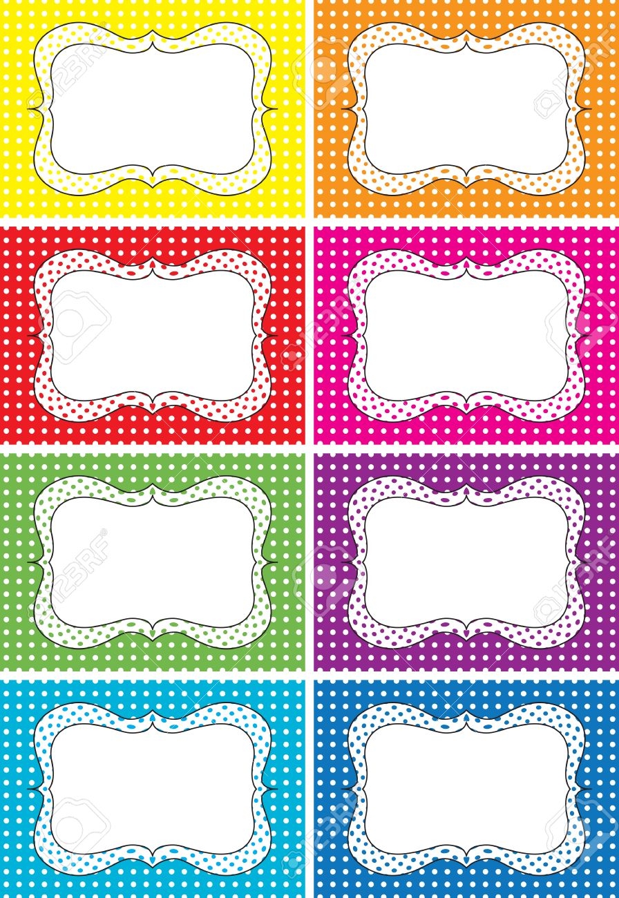 Free Printable Polka Dots Templates