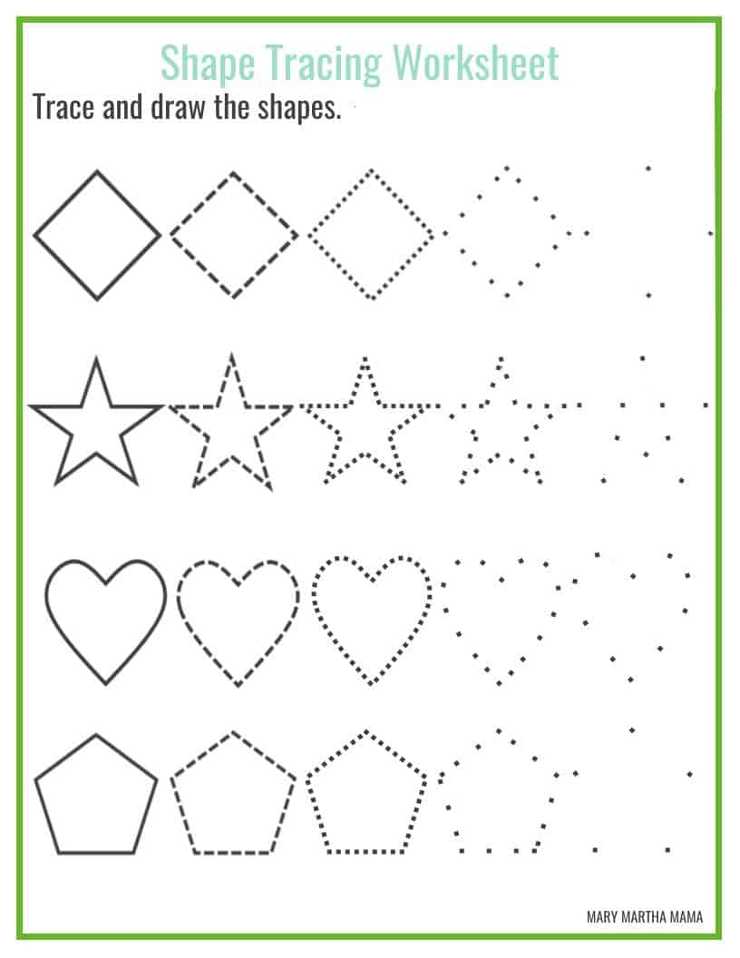 Shapes Worksheets For Preschool Free Printables Mary Martha Mama Shapes Worksheets For Preschool Free Printables Mary Martha Mama