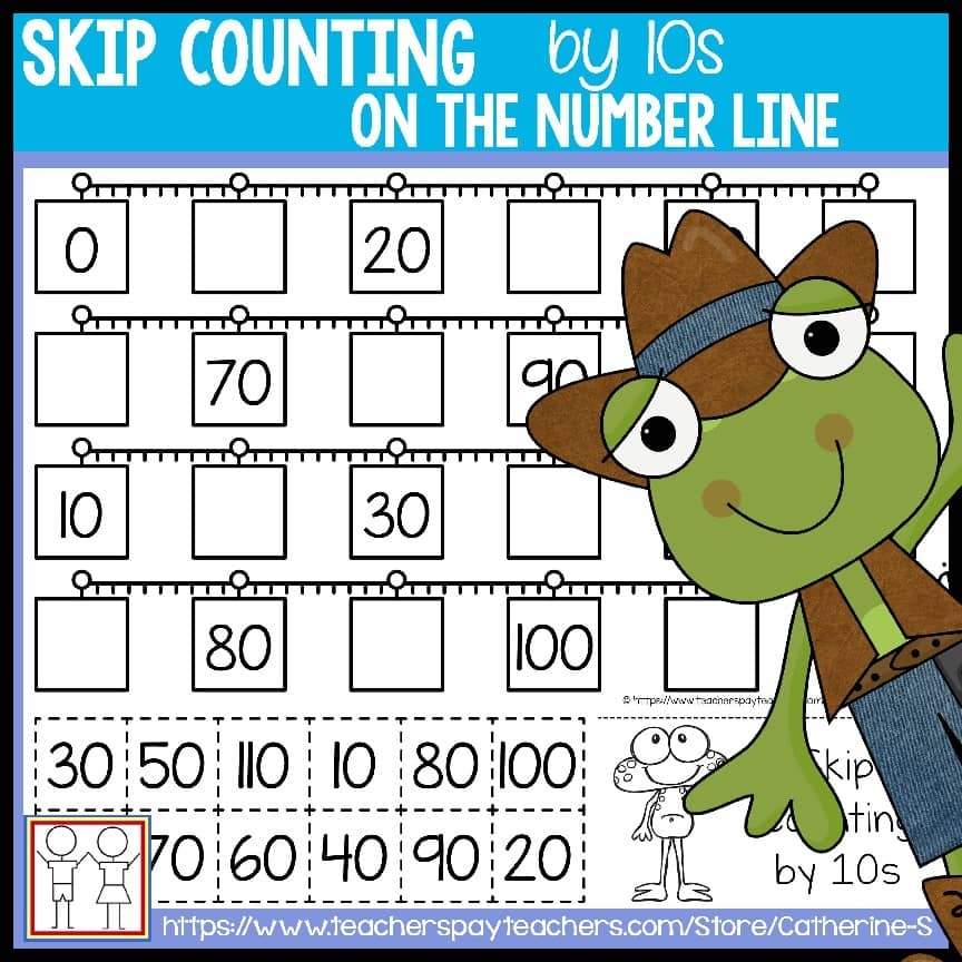 Skip Counting By 10s Worksheets By Catherine S TPT