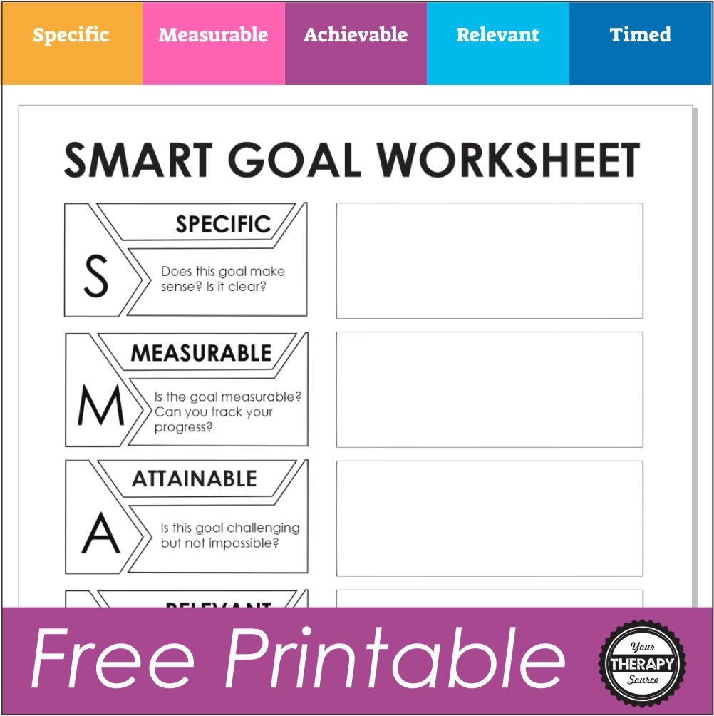 SMART Goals Examples For Students Your Therapy Source SMART Goals Examples For Students Your Therapy Source