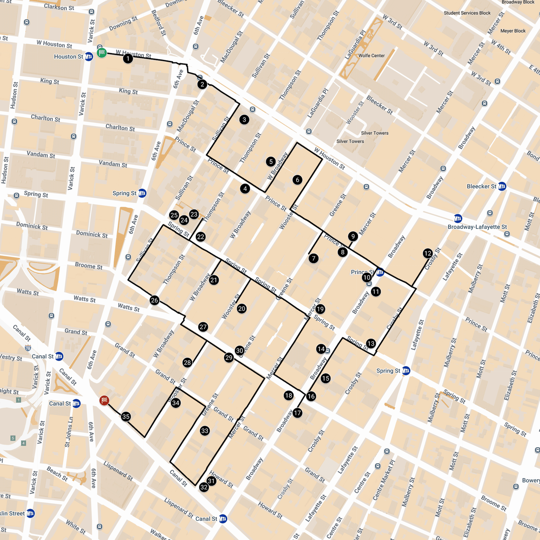 SoHo Self Guided Walking Tour Walk This Way NYC