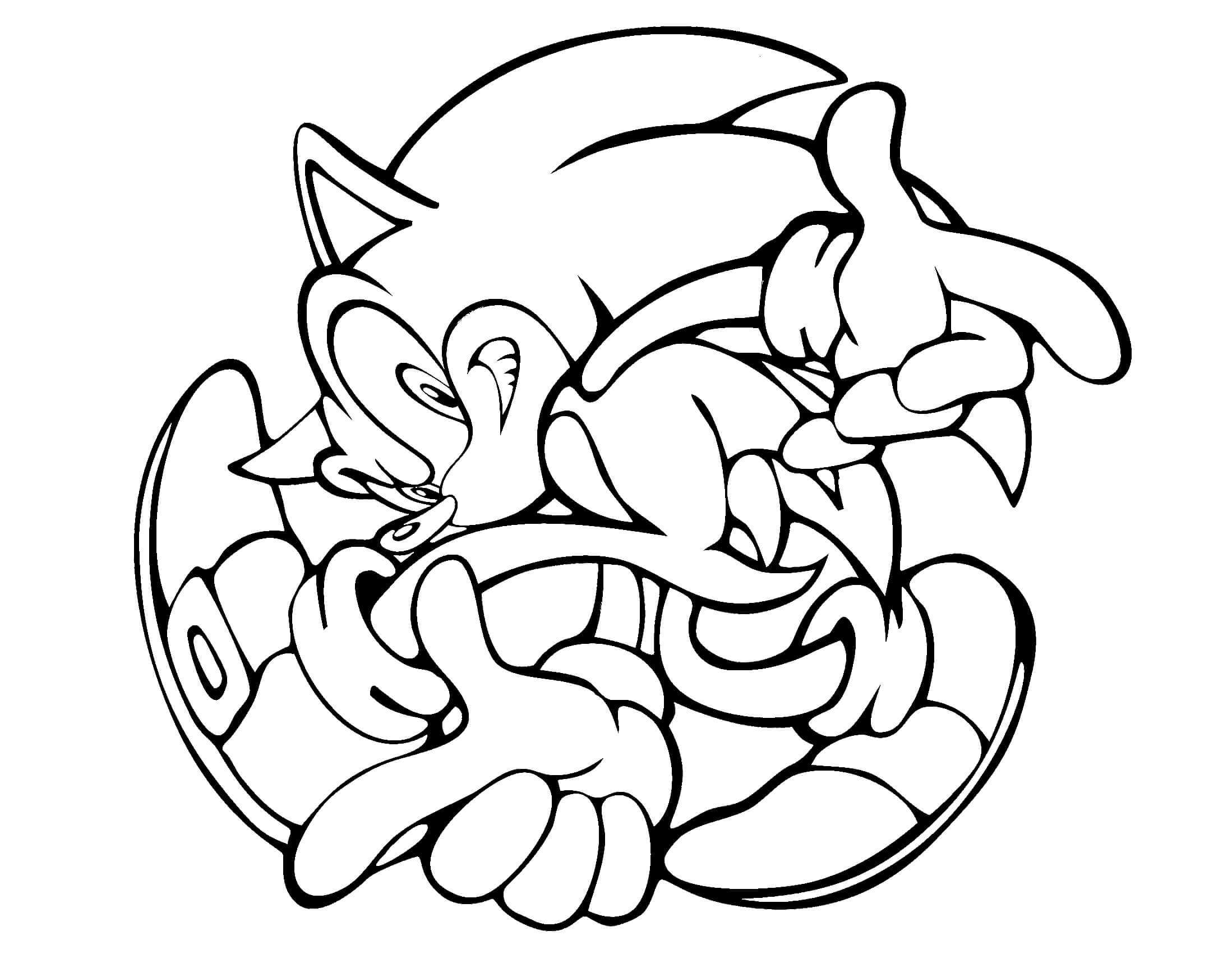 Sonic Coloring Pages Printable Coloring Pages FREE