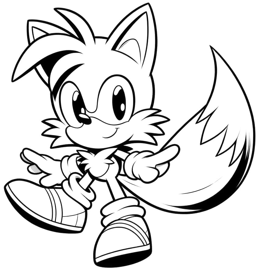 Sonic Coloring Sheet Free Printable