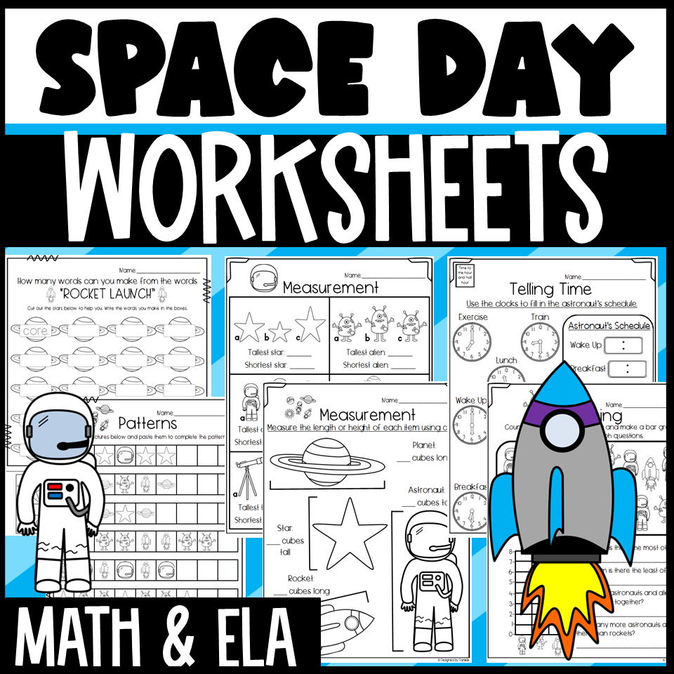Free Printable Astronaut Worksheets