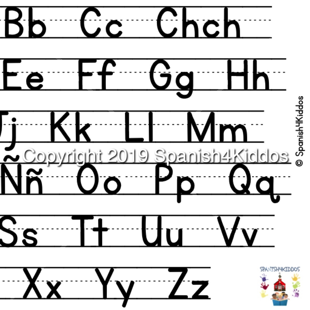 Free Printable Spanish Alphabet Worksheets