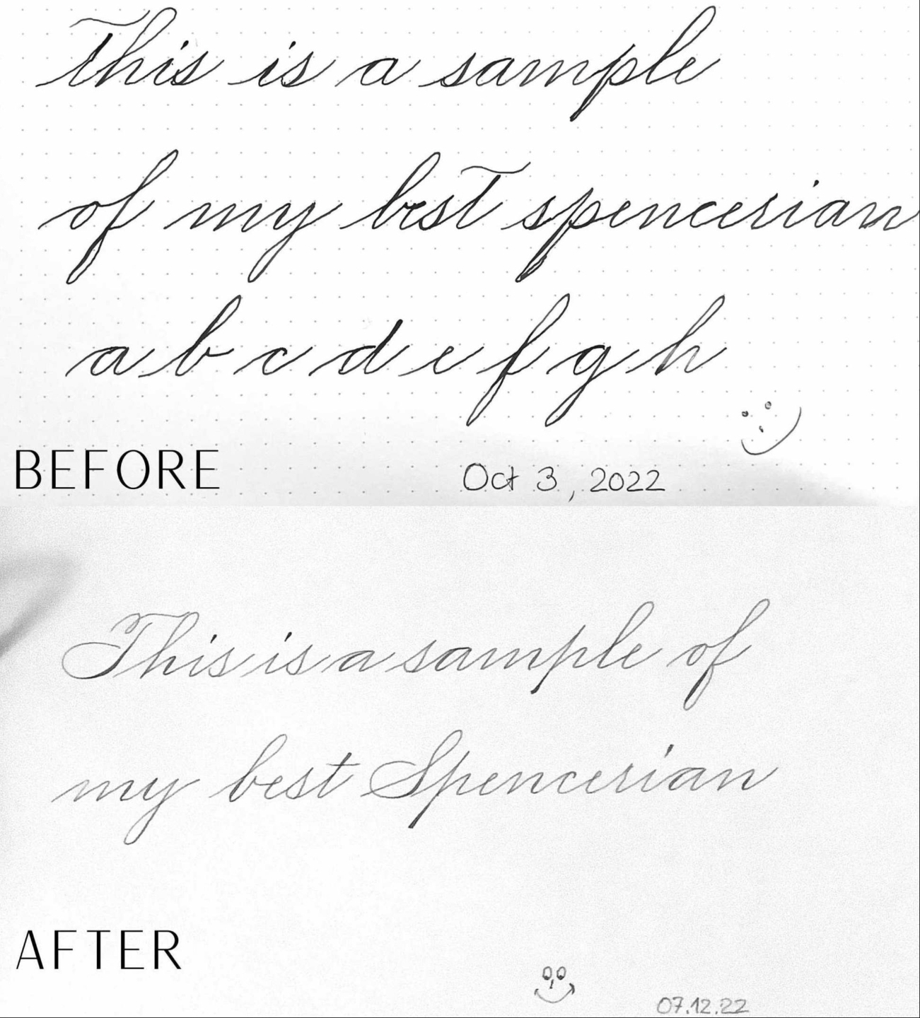 Printable Spencerian Practice Sheets