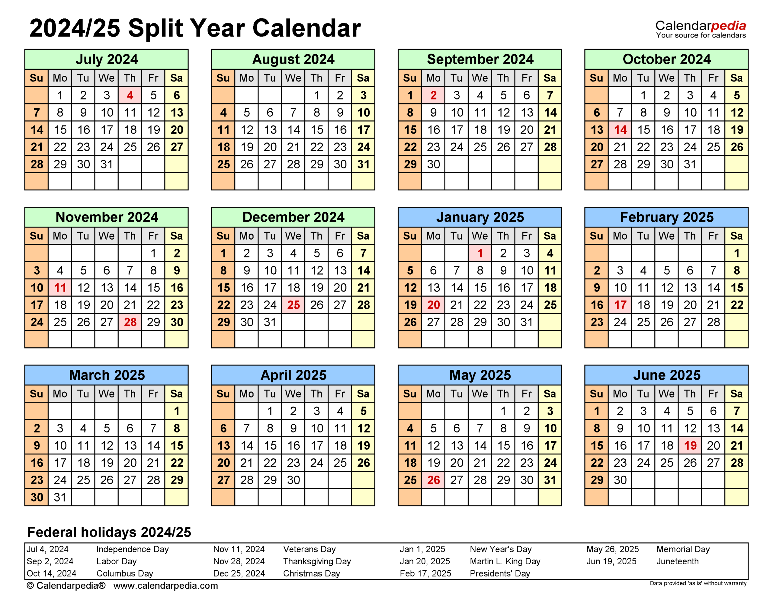 September 2023 Through June 2025 Calendar September 2023 Through June 2025 Calendar