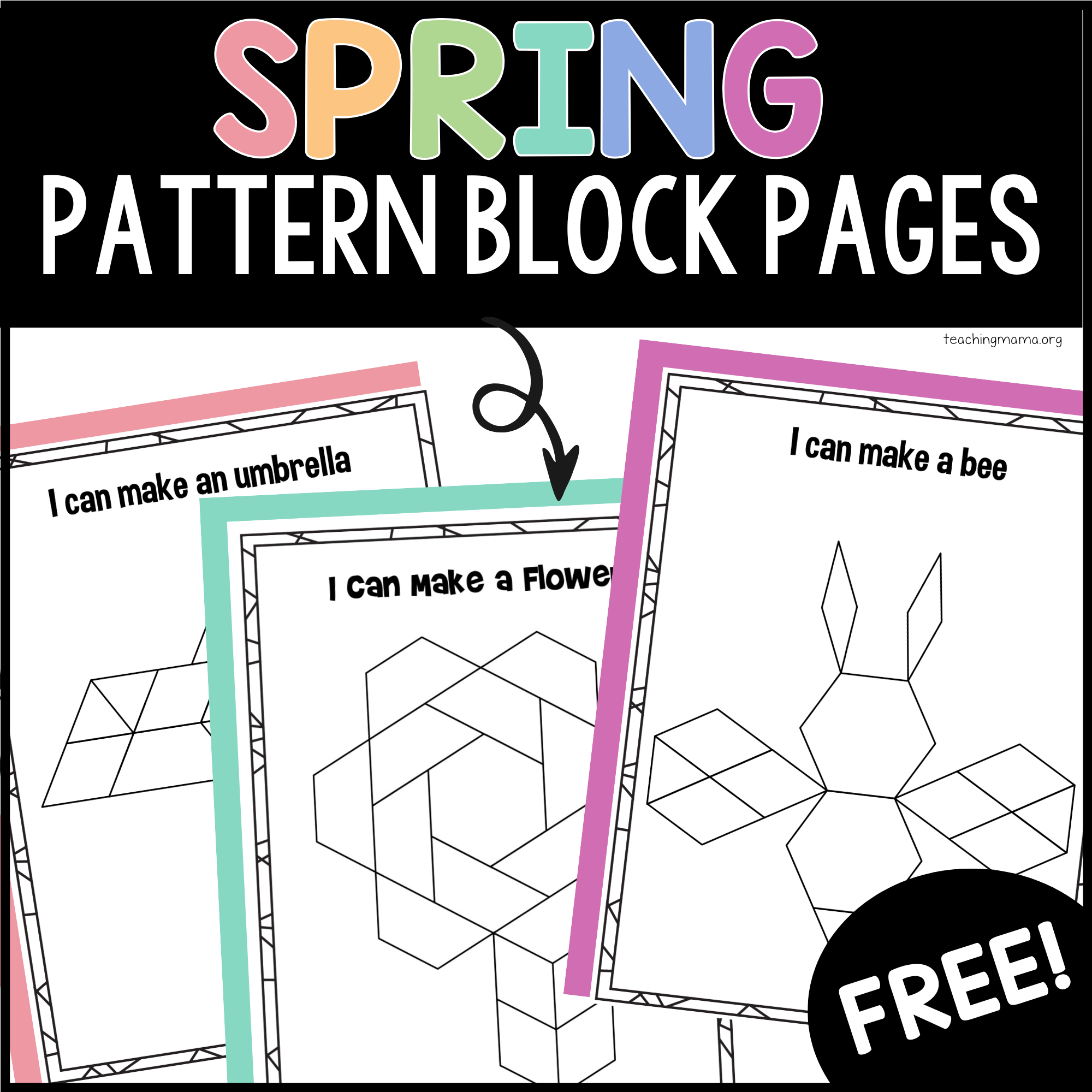 Free Printable Pattern Block Template