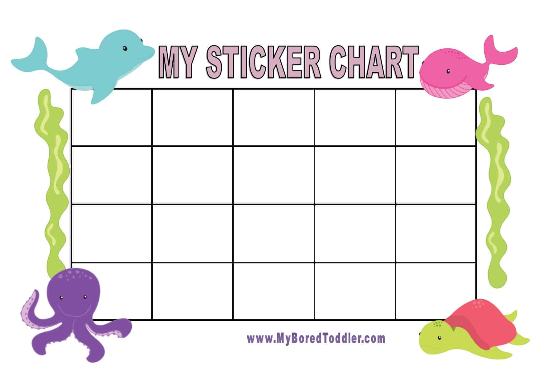 Sticker Charts Printable Printable Bingo Cards