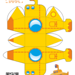 Submarine Paper Model Free Printable Paper Models By Anton Filonov