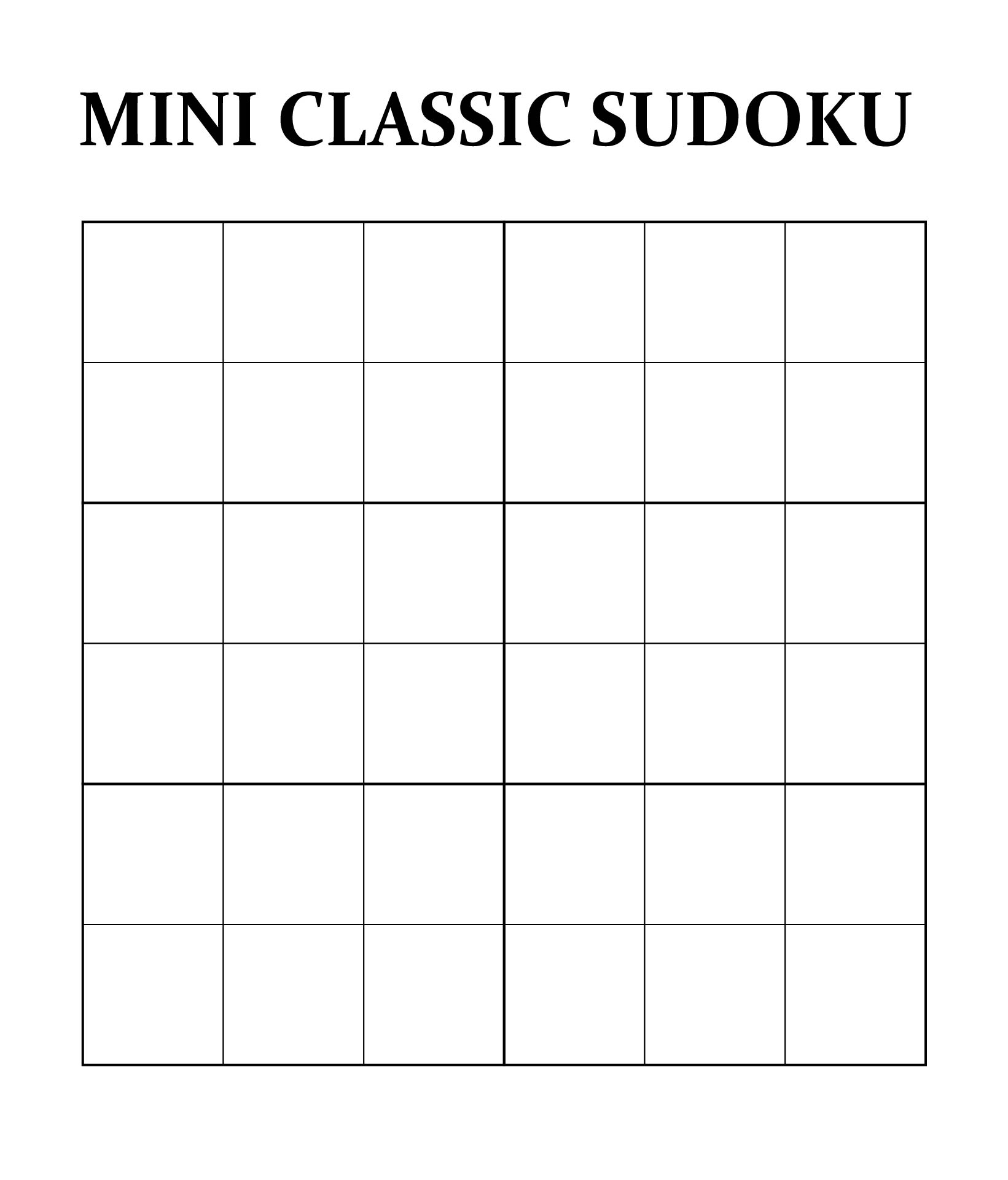 Sudoku Blank Grid Sheets 10 Free PDF Printables Printablee