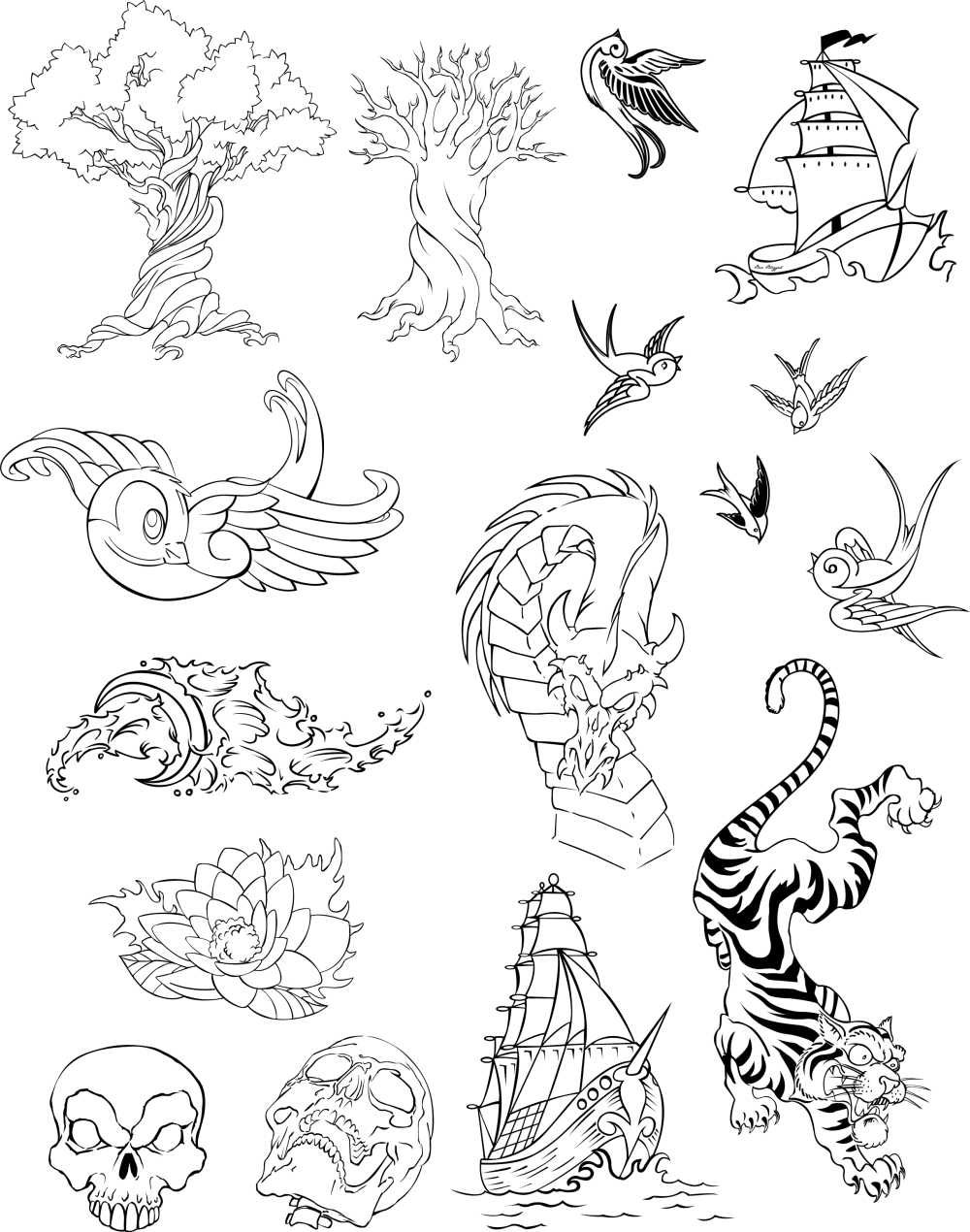 Tattoo Flash Saved By Grace Tattoo
