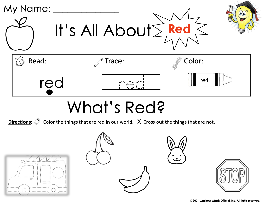 The Color Red Activity Pack Introduce And Teach The Color Red Classful The Color Red Activity Pack Introduce And Teach The Color Red Classful